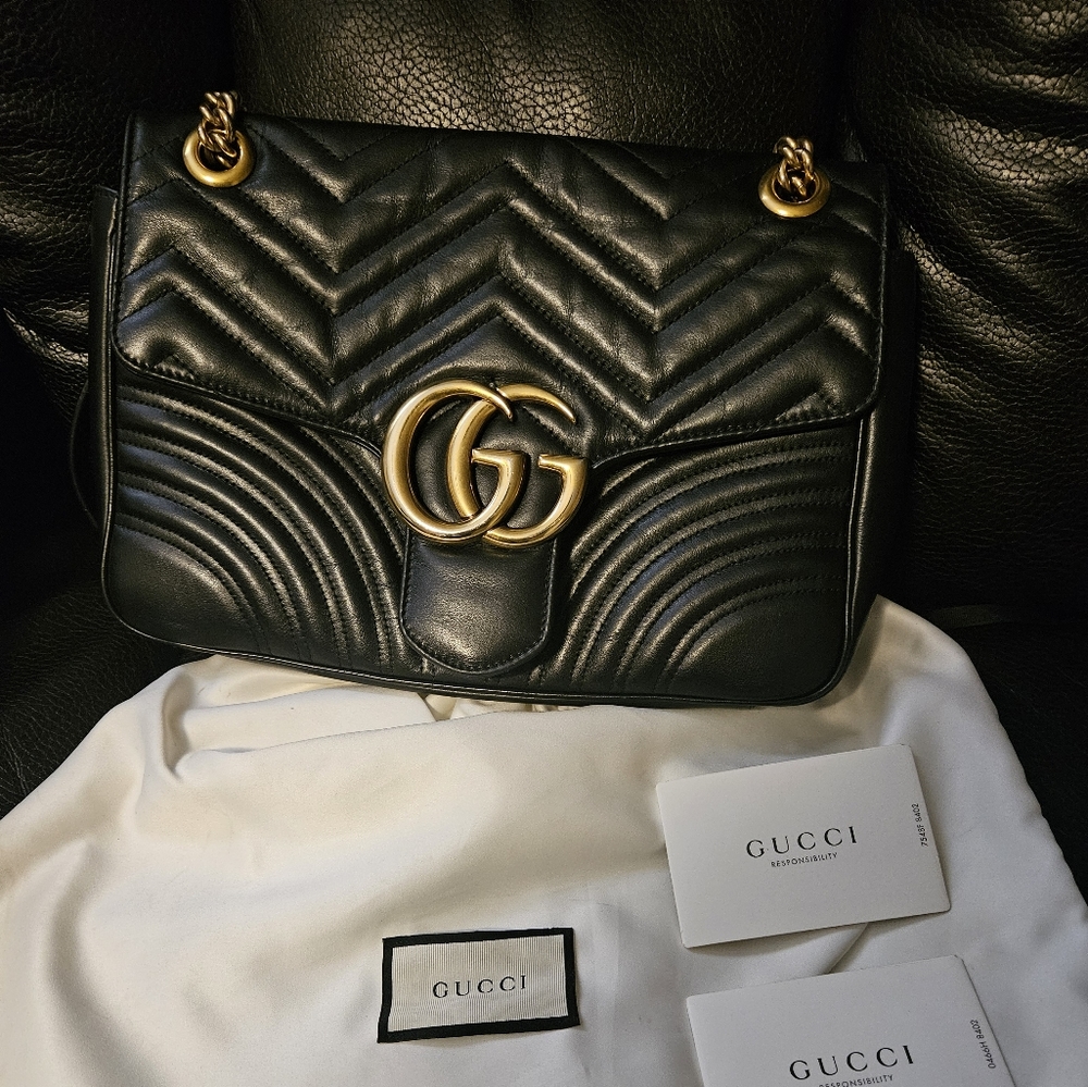 Gucci Matelasse Large GG Marmont